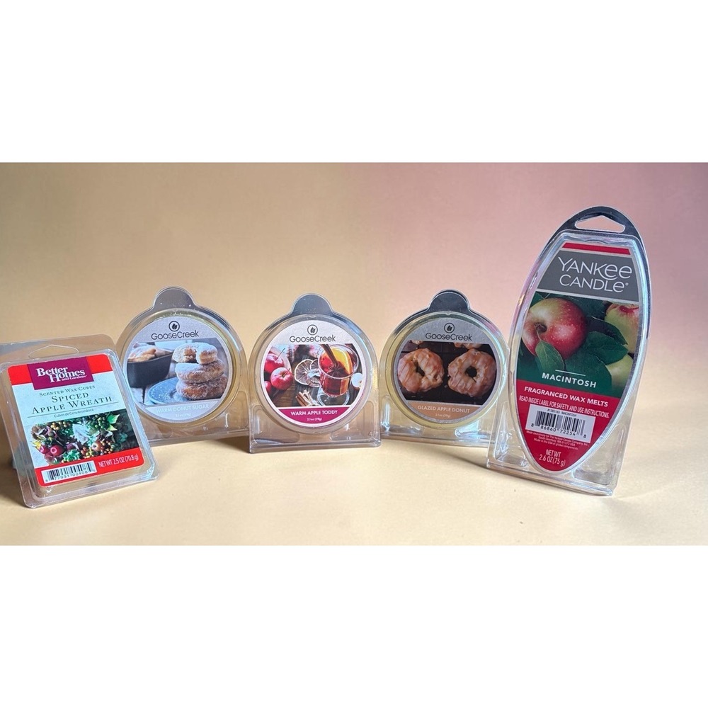 Lot Of 5 Wax Melts Autumn Fall Scents Yummy Some Discontinued